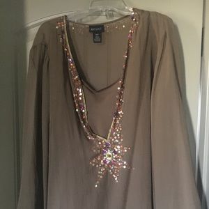Gorgeous sparkly Lane Bryant blouse